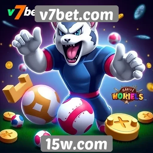 Variedade de jogos disponíveis em v7bet
